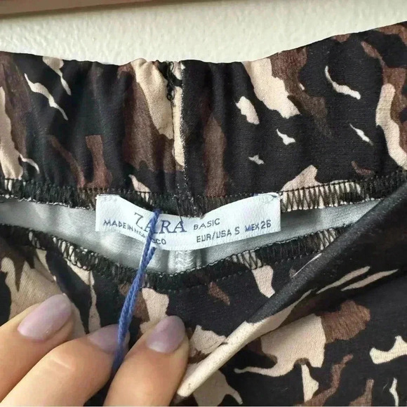 NWT ZARA WIDE LEG PALAZZO PANT S - Picture 6 of 6